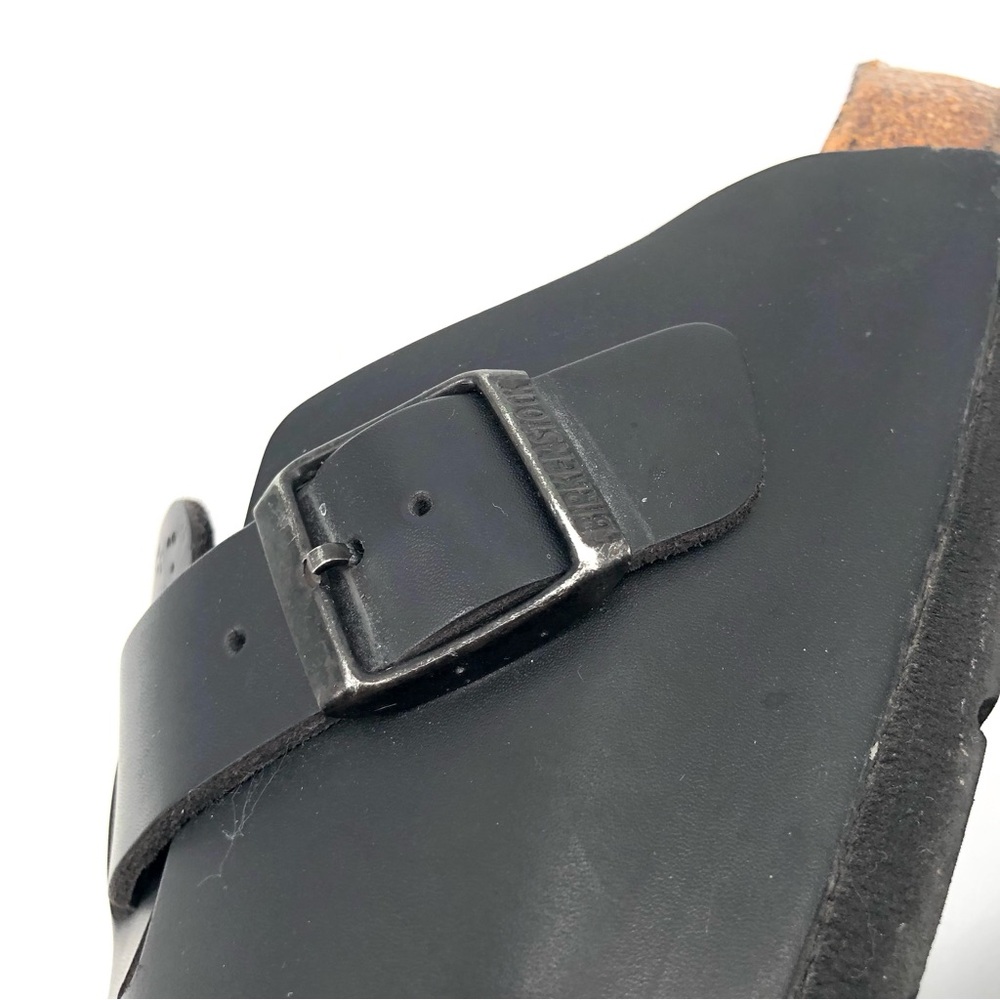 BIRKENSTOCK Boston Clog Smooth Black Leather 41 Slip On Comfort 10-10.5 Classic - Picture 6 of 14